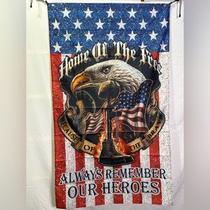 Patriotic (4th of July/Memorial Day/ Veterans Day) Flag 5x3Ft.